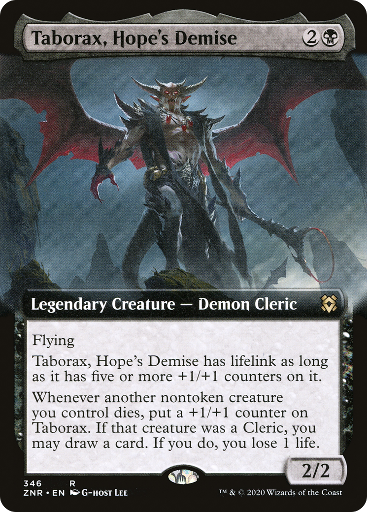 Taborax, Hope's Demise (Extended Art) (ZNR-346) - Zendikar Rising: (Extended Art)