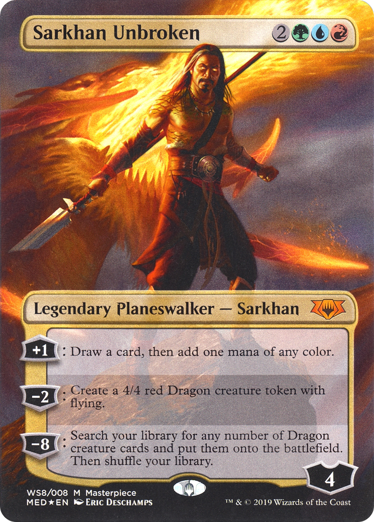 Sarkhan Unbroken (MED-WS8) - Édition Mythique (sans bordure) Foil 