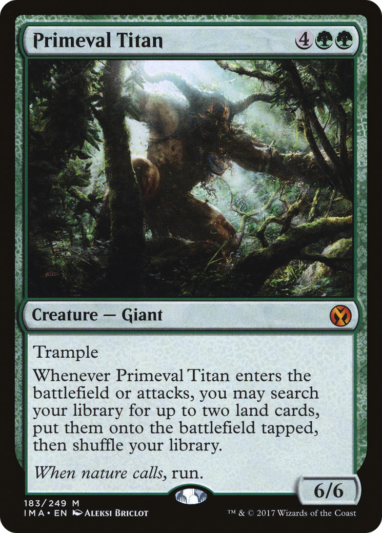 Titan primitif (IMA-183) - Maîtres emblématiques 
