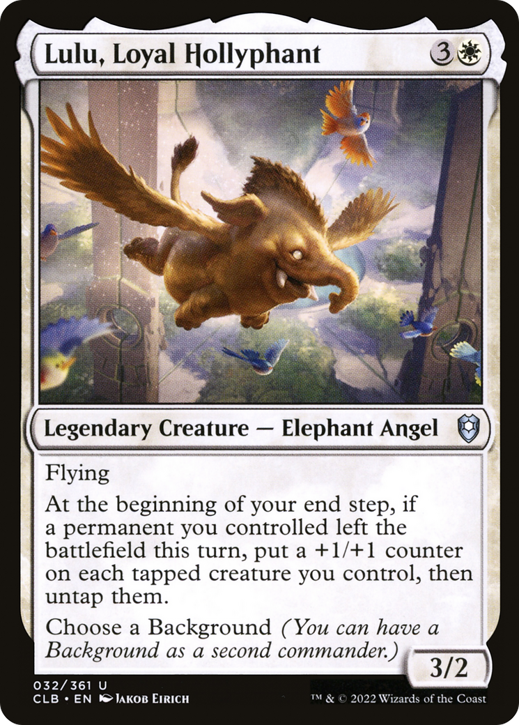 Lulu, Loyal Hollyphant (CLB-032) - Commander Legends : La Bataille de Baldur's Gate 