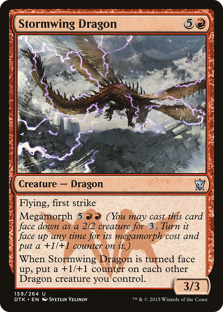 Dragon Aile-de-Tempête (DTK-159) - Dragons de Tarkir Foil 