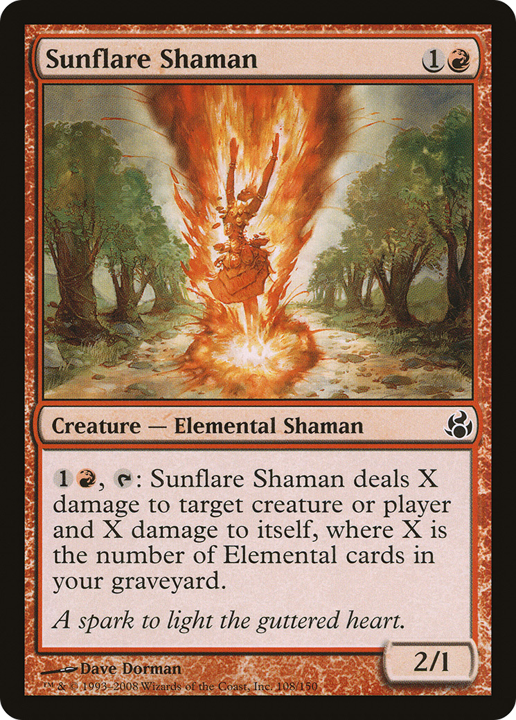 Sunflare Shaman (MOR-108) - Morningtide Foil