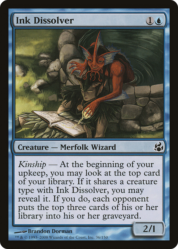 Dissolvant d'encre (MOR-036) - Feuille Morningtide 