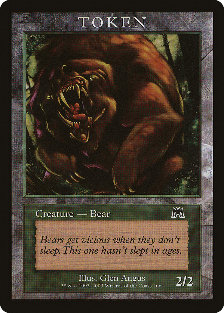 Bear Token (ONS) (MPRP-004) - Magic Player Rewards 2003