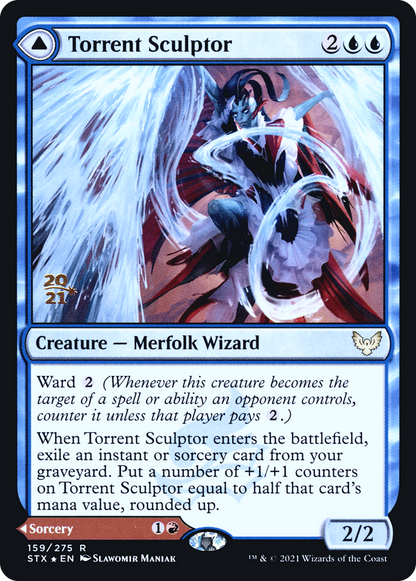 Torrent Sculptor (PRE-159S) - Strixhaven: School of Mages Promos Foil