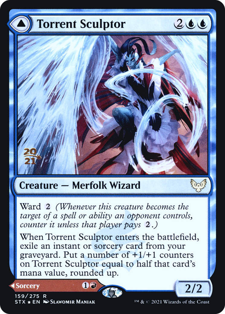 Torrent Sculptor (PRE-159S) - Strixhaven: School of Mages Promos Foil
