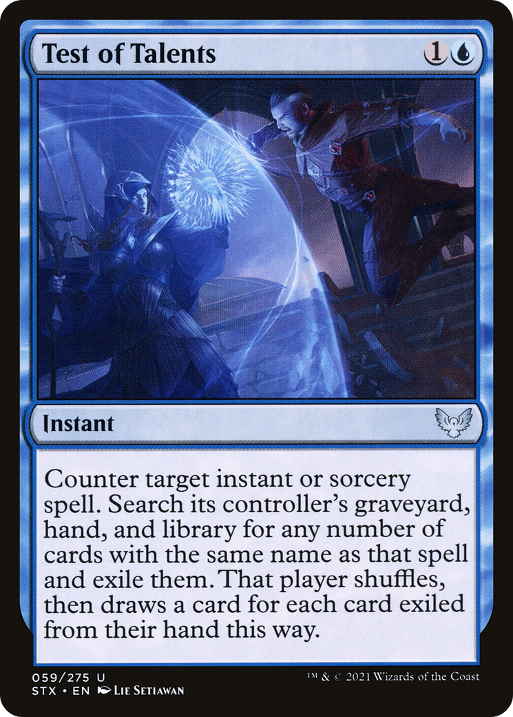 Test of Talents (STX-059) - Strixhaven: School of Mages