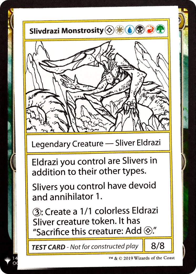 Slivdrazi Monstrosity (CMB1-) - Mystery Booster Playtest Cards 2019