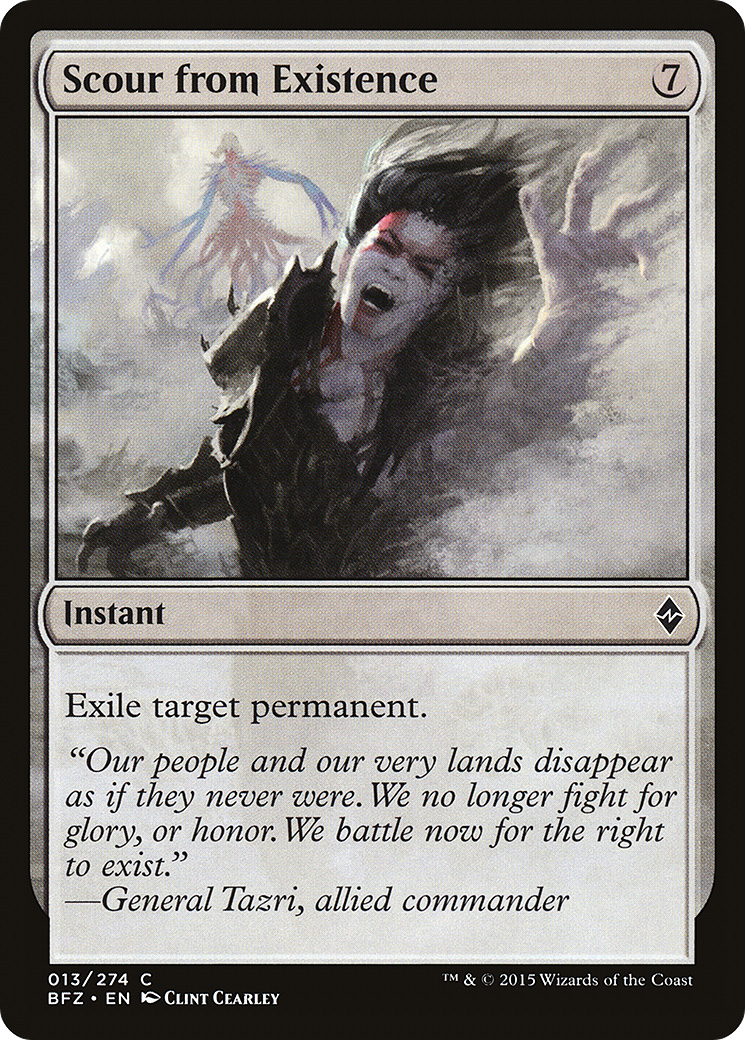 Scour from Existence (BFZ-013) - Bataille pour Zendikar 