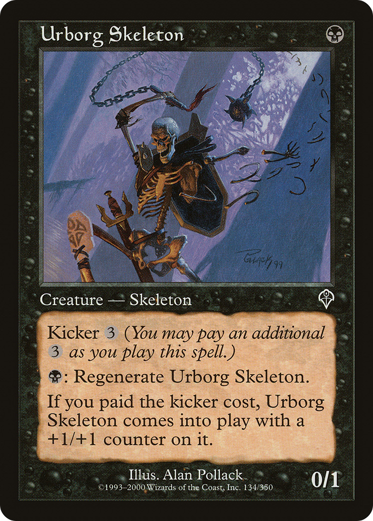 Squelette d'Urborg (INV-134) - Invasion Foil 