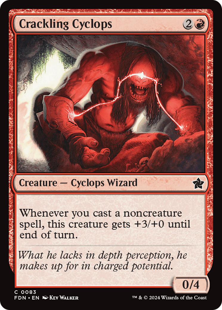 Cyclope crépitant (FDN-083) - Feuille de fondations 