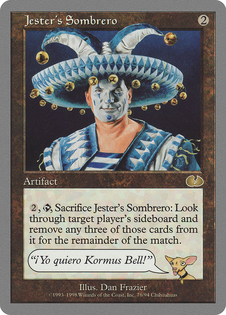 Sombrero du bouffon (UGL-076) - Non collé 