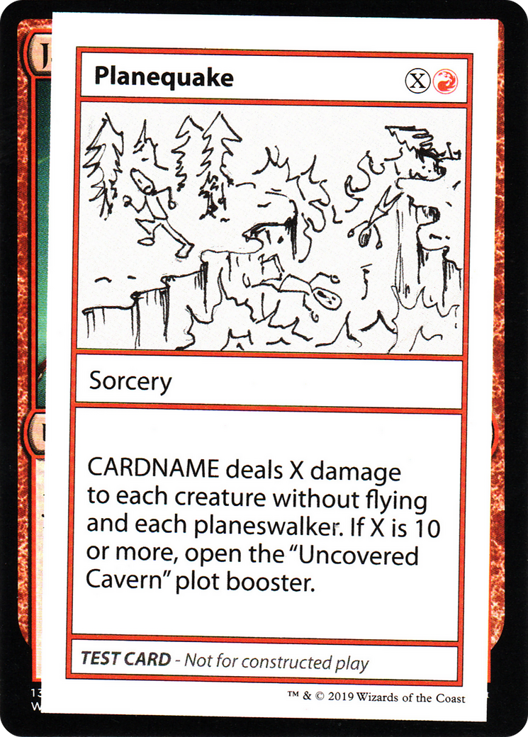 Planequake (CMB2-059) - Cartes de test Mystery Booster 2021