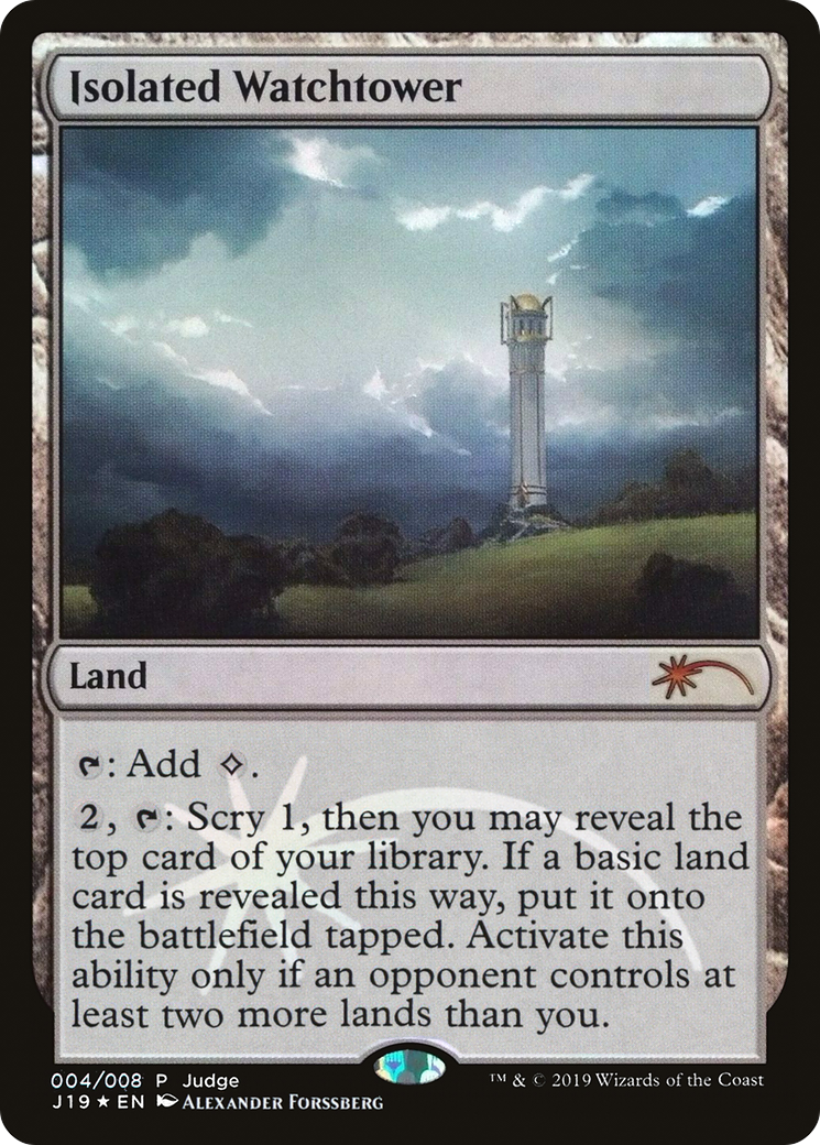 Isolated Watchtower (JDG-004) - Judge Gift Cards 2019 Foil