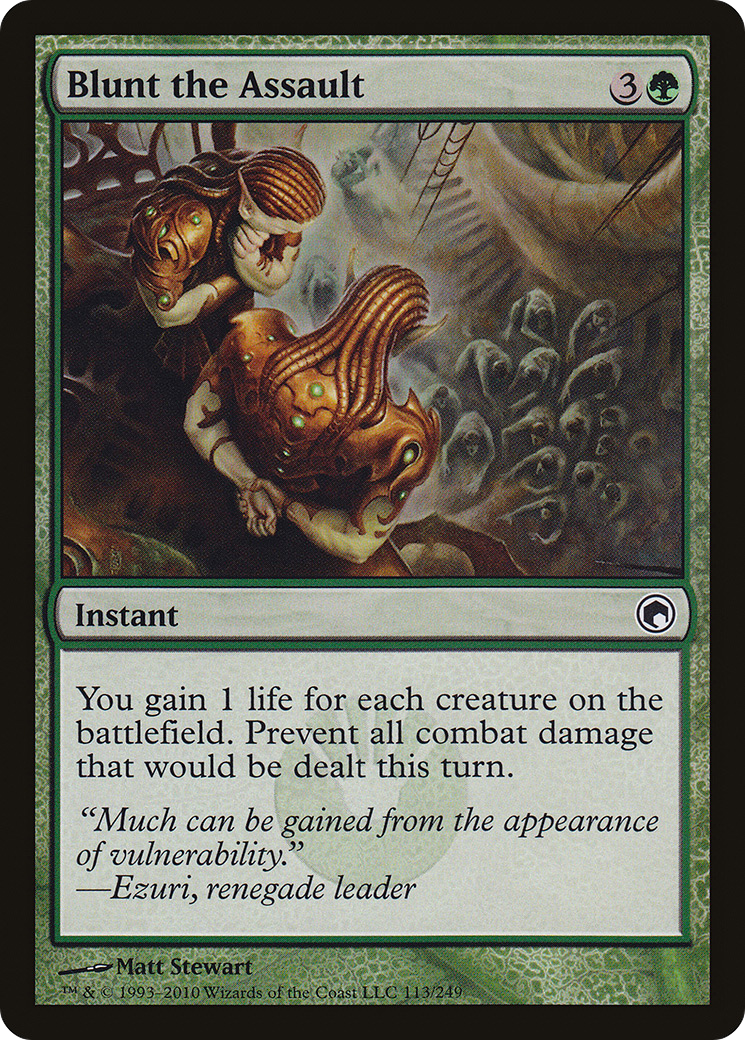 Blunt the Assault (SOM-113) - Scars of Mirrodin Foil