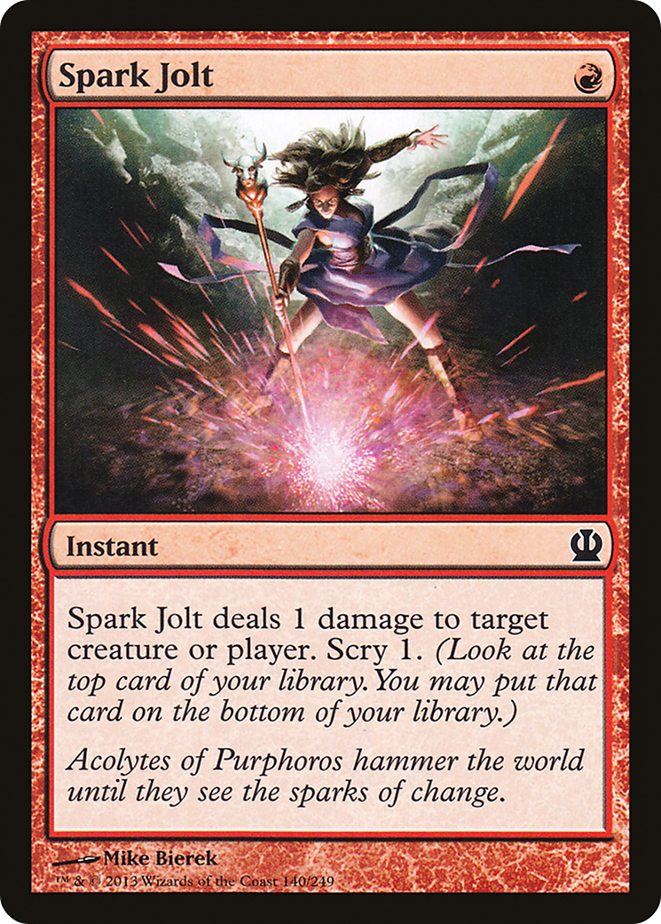 Spark Jolt (THS-140) - Feuille Theros 