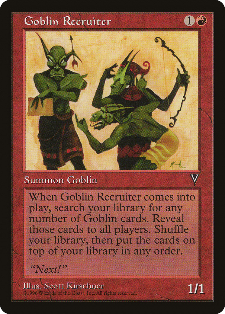 Recruteur gobelin (VIS-080) - Visions