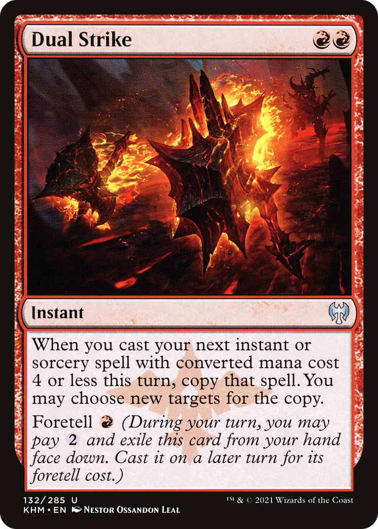 Dual Strike (KHM-132) - Feuille de Kaldheim 