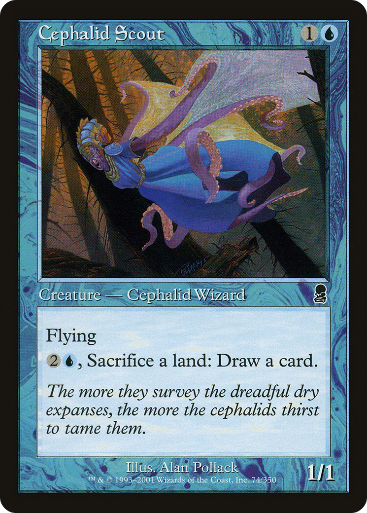 Cephalid Scout (ODY-074) - Feuille Odyssey 