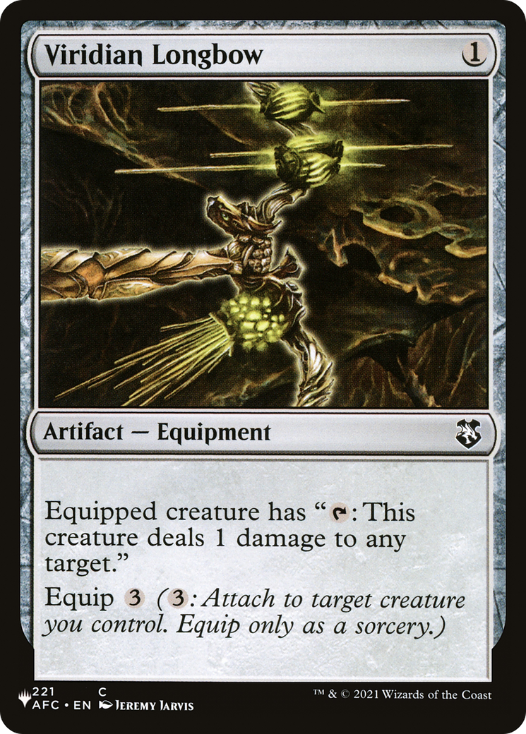 Viridian Longbow (LIST-AFC-221) - The List