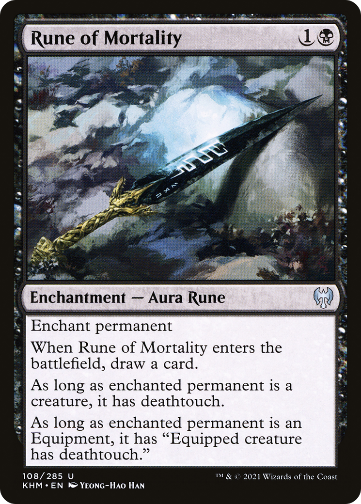 Rune of Mortality (KHM-108) - Kaldheim