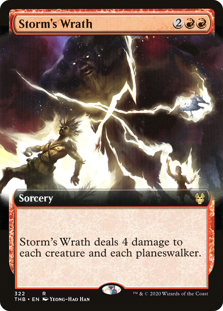 Storm's Wrath (Extended Art) (THB-322) - Theros Beyond Death: (Extended Art) Foil