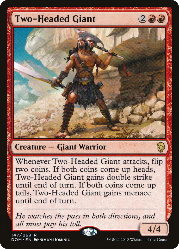 Géant à deux têtes (DOM-147) - Dominaria