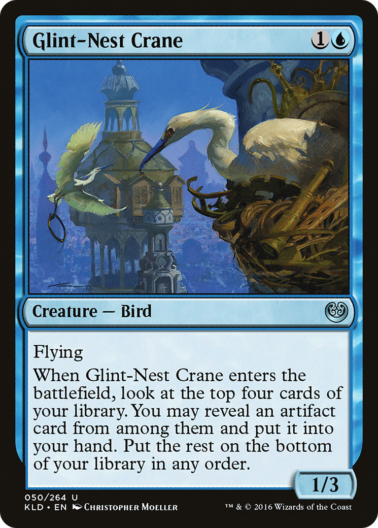 Grue Glint-Nest (KLD-050) - Feuille de Kaladesh 