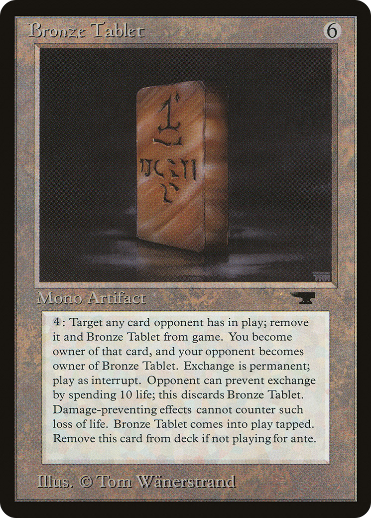 Tablette de bronze (ATQ-042) - Antiquités