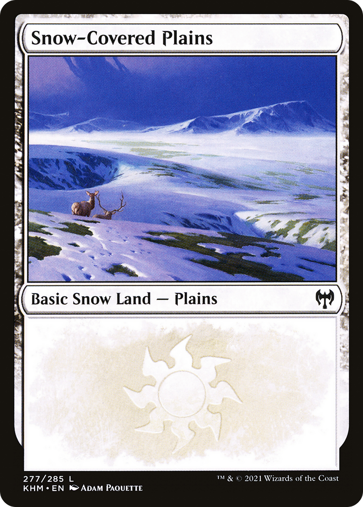 Plaines enneigées (KHM-277) - Kaldheim : (neige) Feuille 