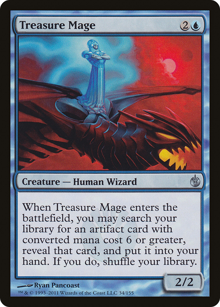 Treasure Mage (MBS-034) - Mirrodin Besieged Foil