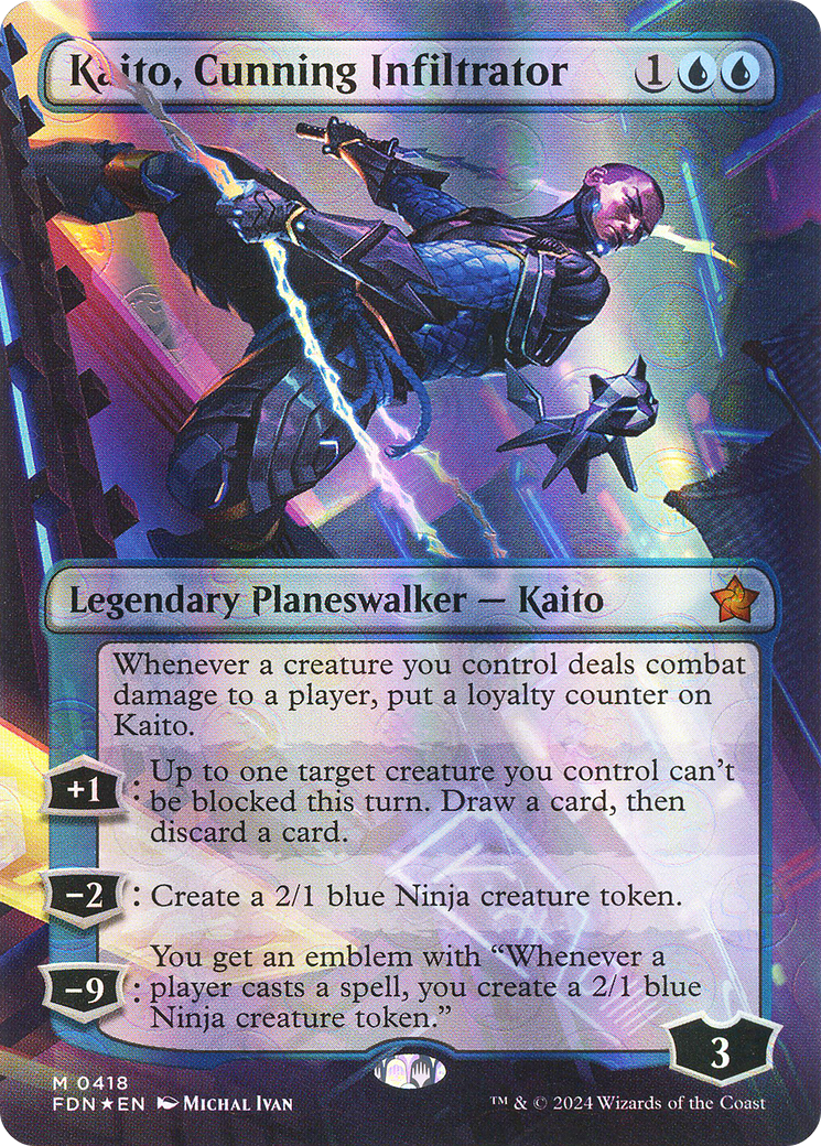 Kaito, l'infiltré rusé (FDN-418) - Fondations (sans bordure) Foil 