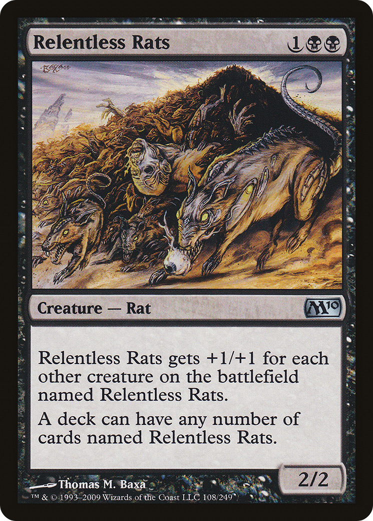 Relentless Rats (M10-108) - Magic 2010