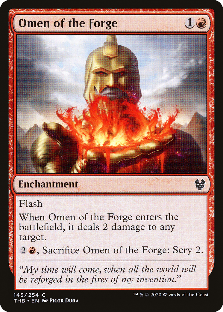 Omen of the Forge (THB-145) - Theros Beyond Death Foil