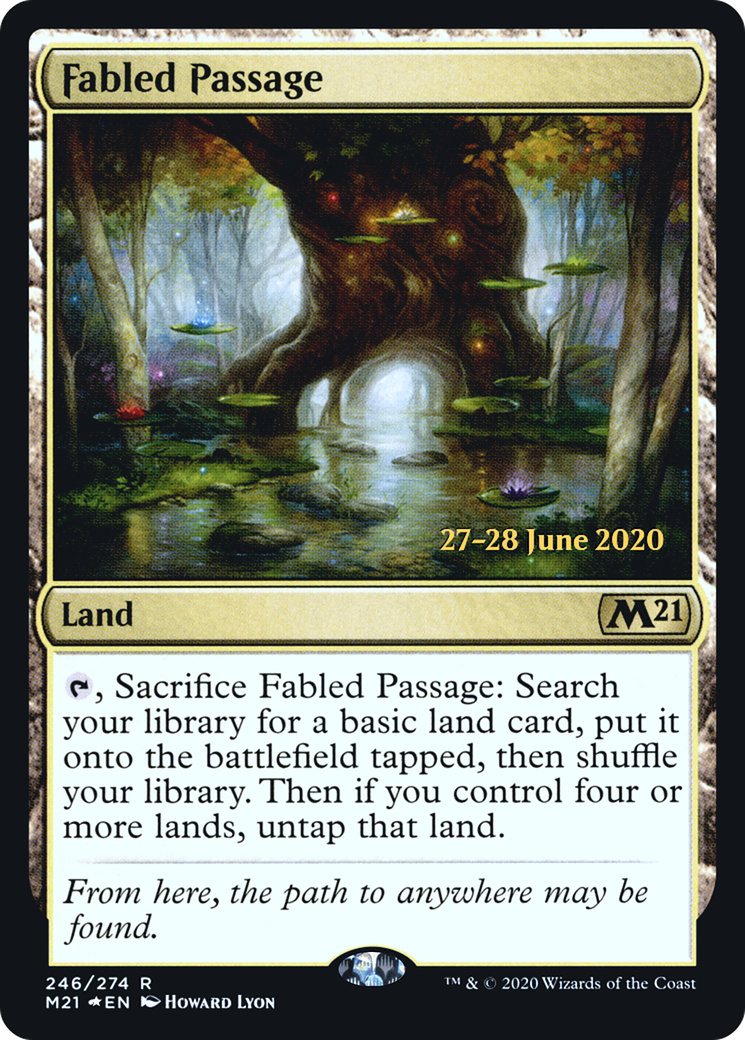 Fabled Passage (M21) (PRE-246) - Core Set 2021 Promos Foil