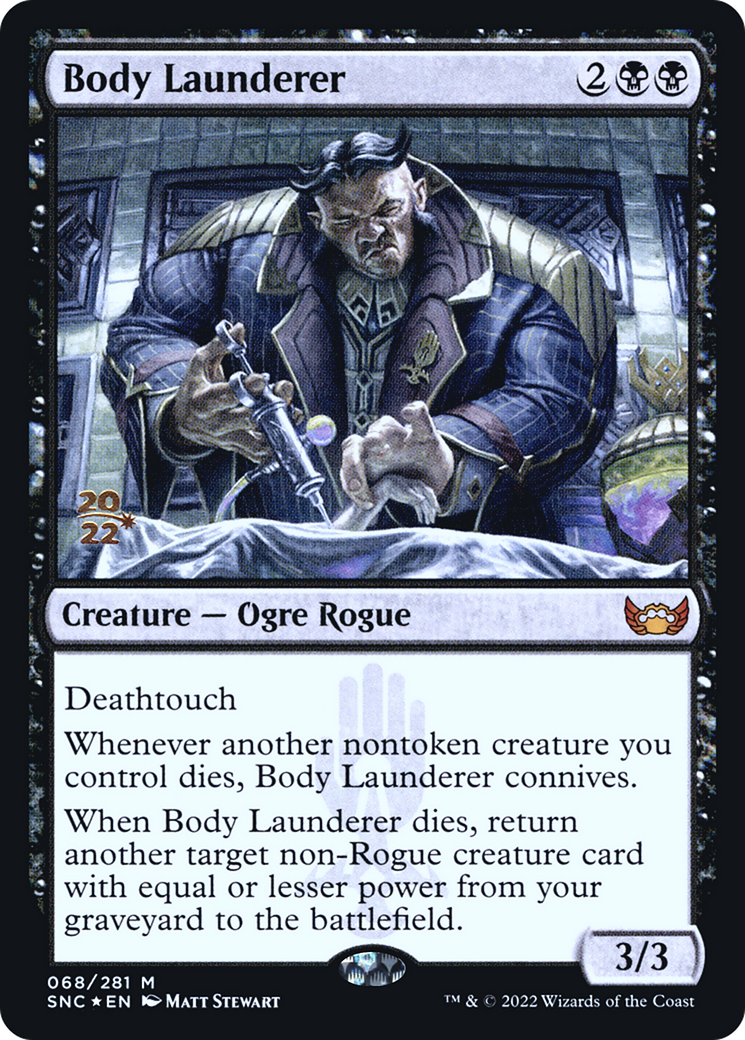 Body Launderer (PRE-068) - Streets of New Capenna Promos Foil