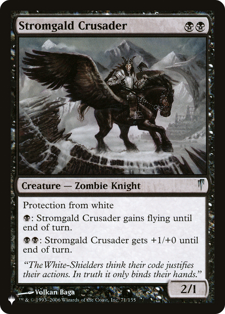 Stromgald Crusader (LIST-CSP-71) - The List