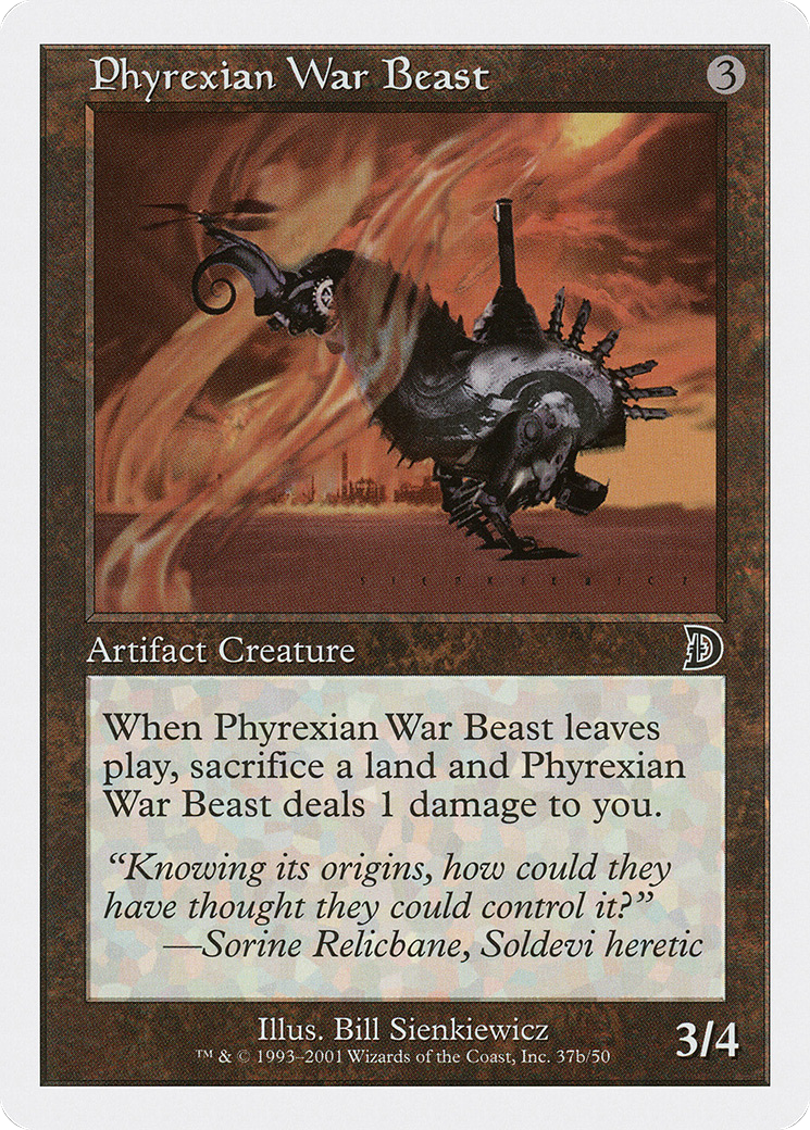 Bête de guerre phyrexiane (DKM-37B) - Deckmasters