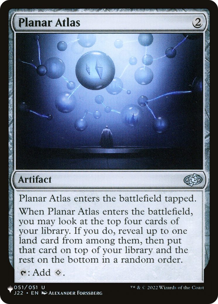 Planar Atlas (LIST-J22-51) - The List