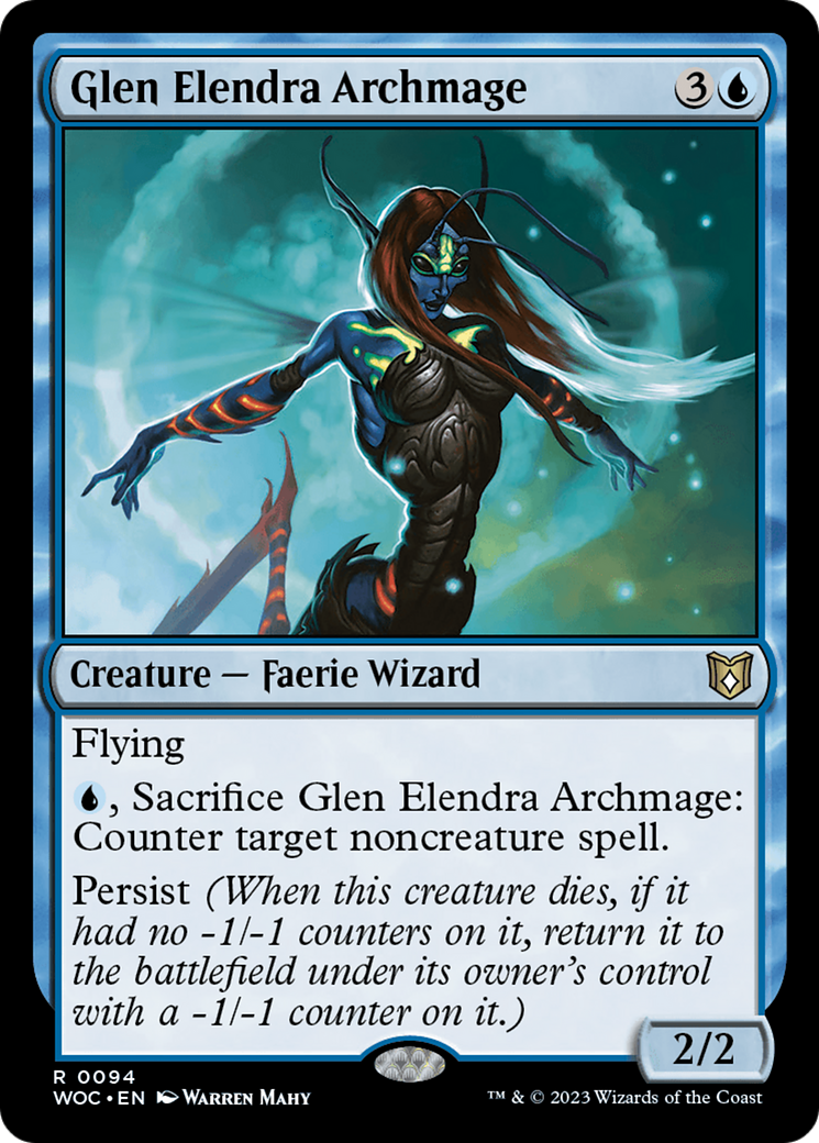 Archimage Glen Elendra (WOC-094) - Commandant des Terres sauvages d'Eldraine 