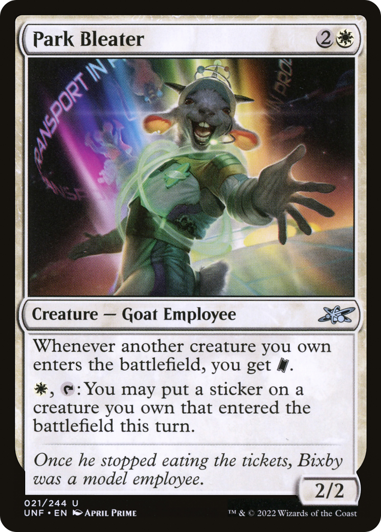 Park Bleater (UNF-021) - Unfinity Foil