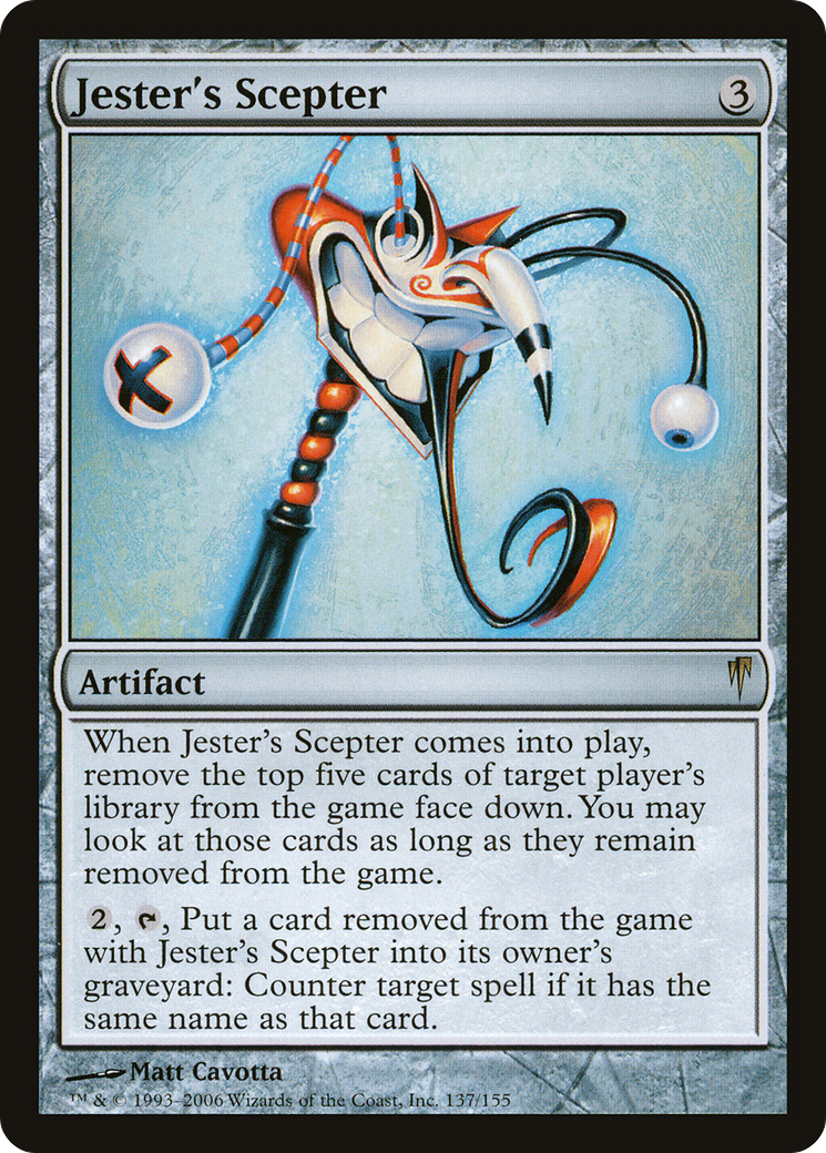 Sceptre du bouffon (CSP-137) - Coldsnap Foil