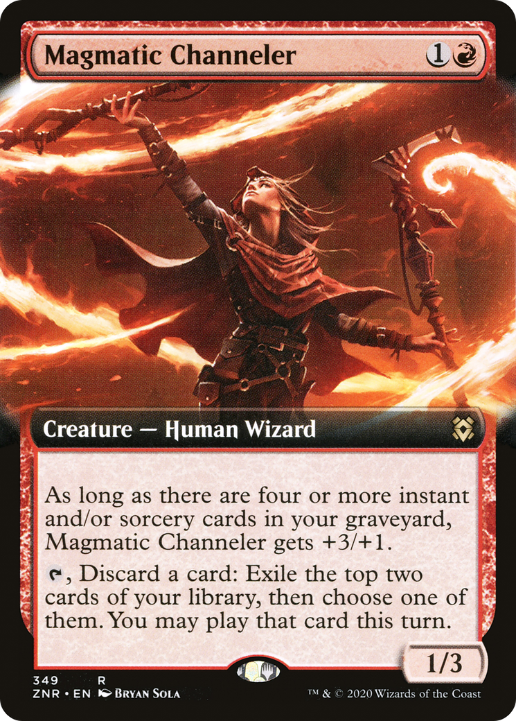 Magmatic Channeler (Extended Art) (ZNR-349) - Zendikar Rising: (Extended Art) Foil