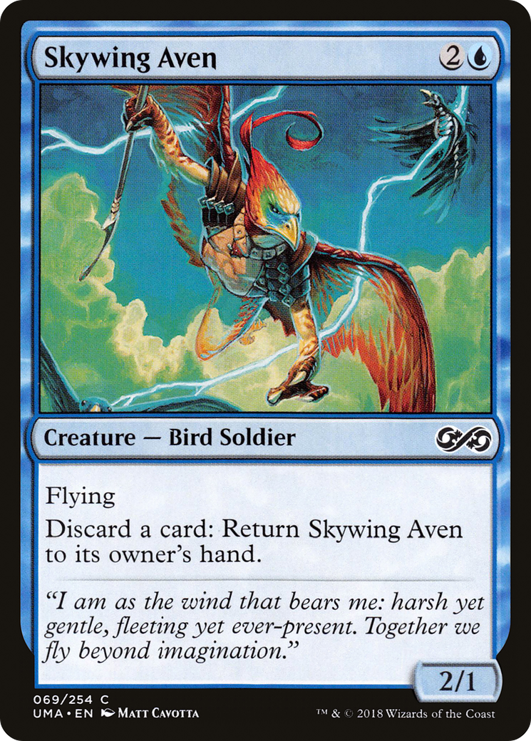Skywing Aven (UMA-069) - Ultimate Masters Foil