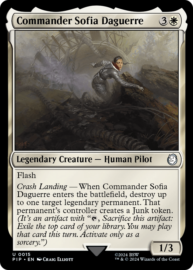 Commandant Sofia Daguerre (PIP-015) - Fallout Foil 