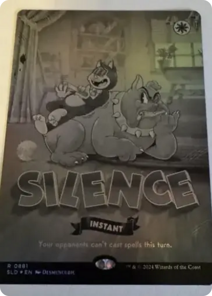 Silence (SLD-881) - Secret Lair Drop (Borderless) Foil