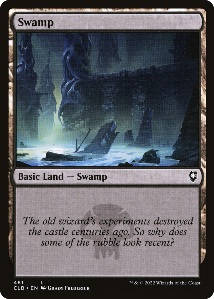 Swamp (461) (CLB-461) - Commander Legends: Battle for Baldur's Gate Foil