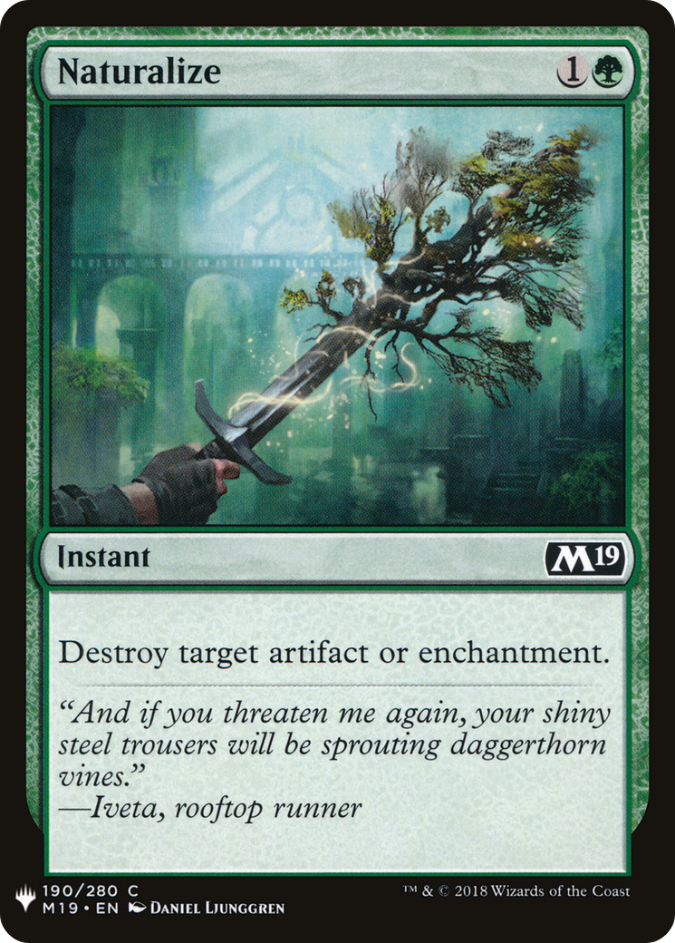 Naturalize (LIST-M19-190) - The List