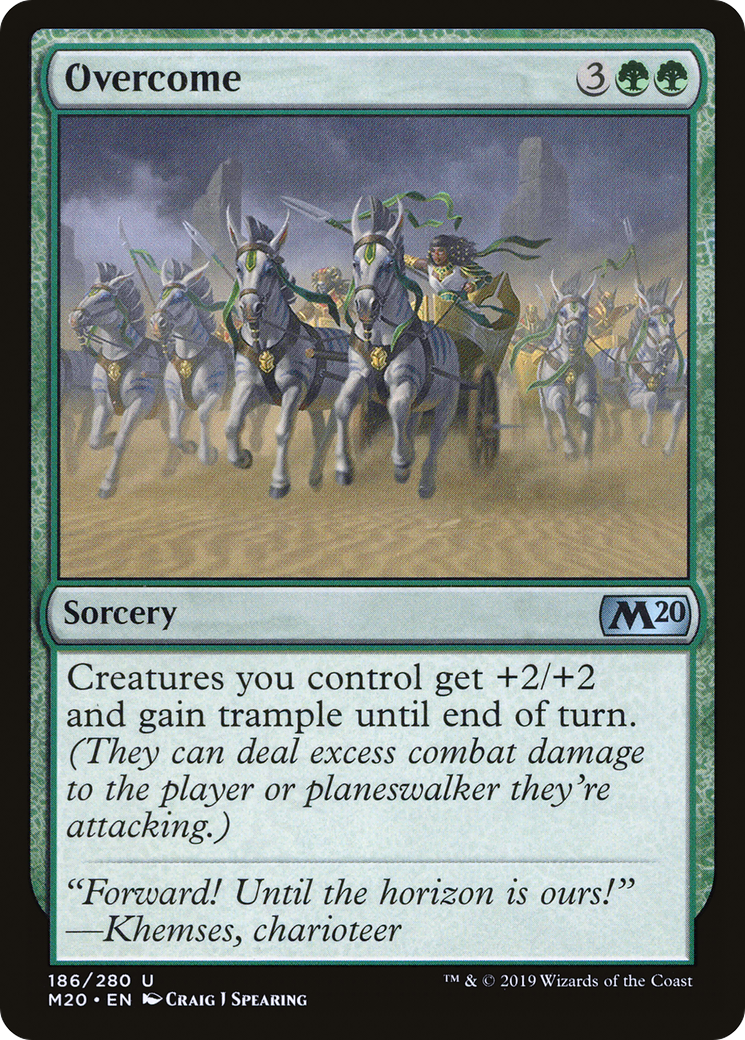 Overcome (M20-186) - Core Set 2020 Foil
