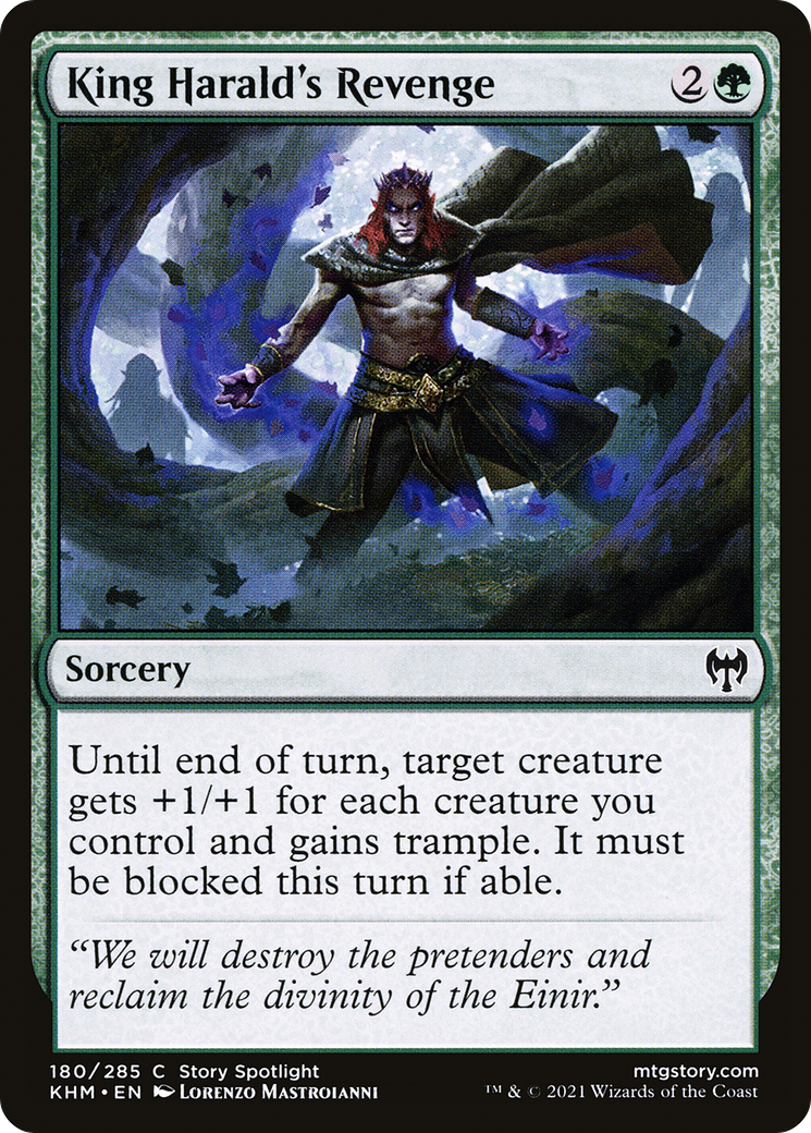 La vengeance du roi Harald (KHM-180) - Kaldheim Foil 